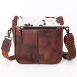 American Darling Cross Body Hair On Full Grain Genuine Leather Western Women Bag Handbag Purse | Cute