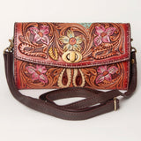 American Darling Wallet Hand Tooled Genuine Leather Women Bag Western Handbag Purse |