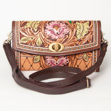 American Darling Wallet Hand Tooled Genuine Leather Women Bag Western Handbag Purse |