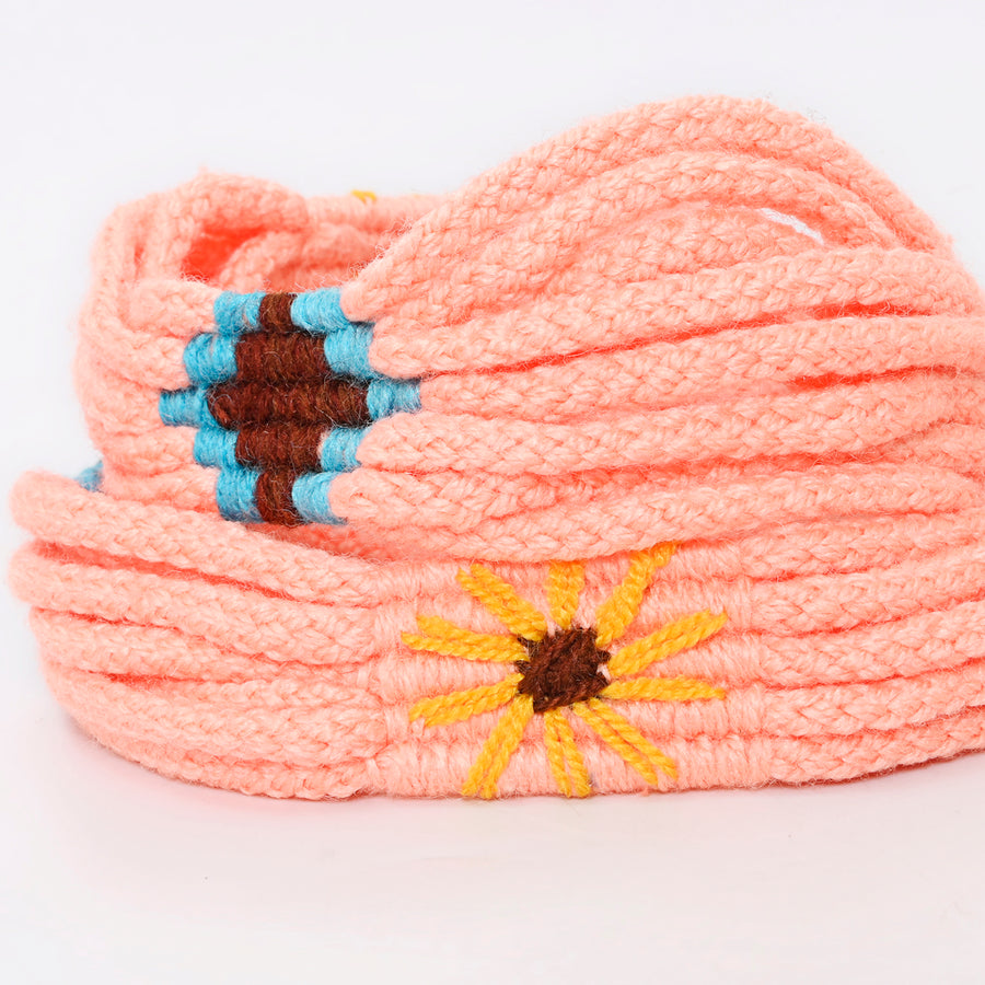 American Darling Hand Braided Wool Strand Crossbody Handle Strap for Bags Phone Wallet Purse Clutch Cellphone Holder