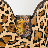 American Darling Hobo Hand Tooled Hair-On Genuine Leather women bag western handbag purse