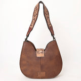 American Darling Hobo Hand Tooled Hair-On Genuine Leather women bag western handbag purse