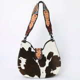 American Darling Hobo Hand Tooled Hair-On Genuine Leather women bag western handbag purse