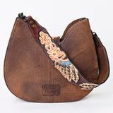 American Darling Hobo Hand Tooled Hair-On Genuine Leather women bag western handbag purse