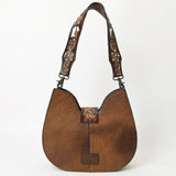 American Darling Hobo Hand Tooled Hair-On Genuine Leather women bag western handbag purse