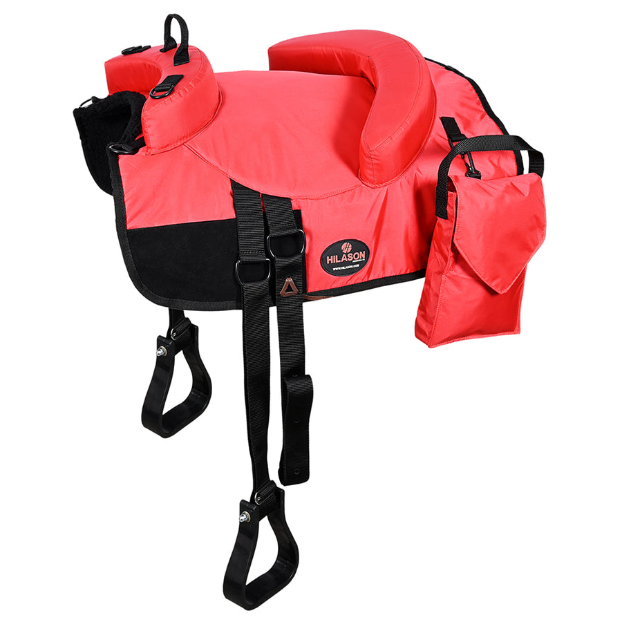 HILASON Western Horse Riding Bareback Saddle Pad Red - Uhorse