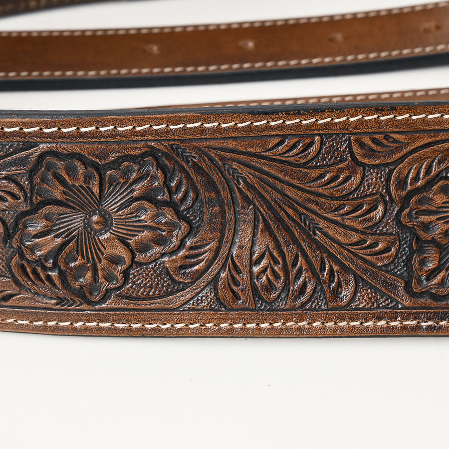 HILASON Horse Western Carved Leather Rear Flank Back Cinch Girth Saddle Billets Comfytack | Billet Strap