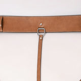 Comfytack Western Horse Leather Rear Flank Back Saddle Cinch With Billets