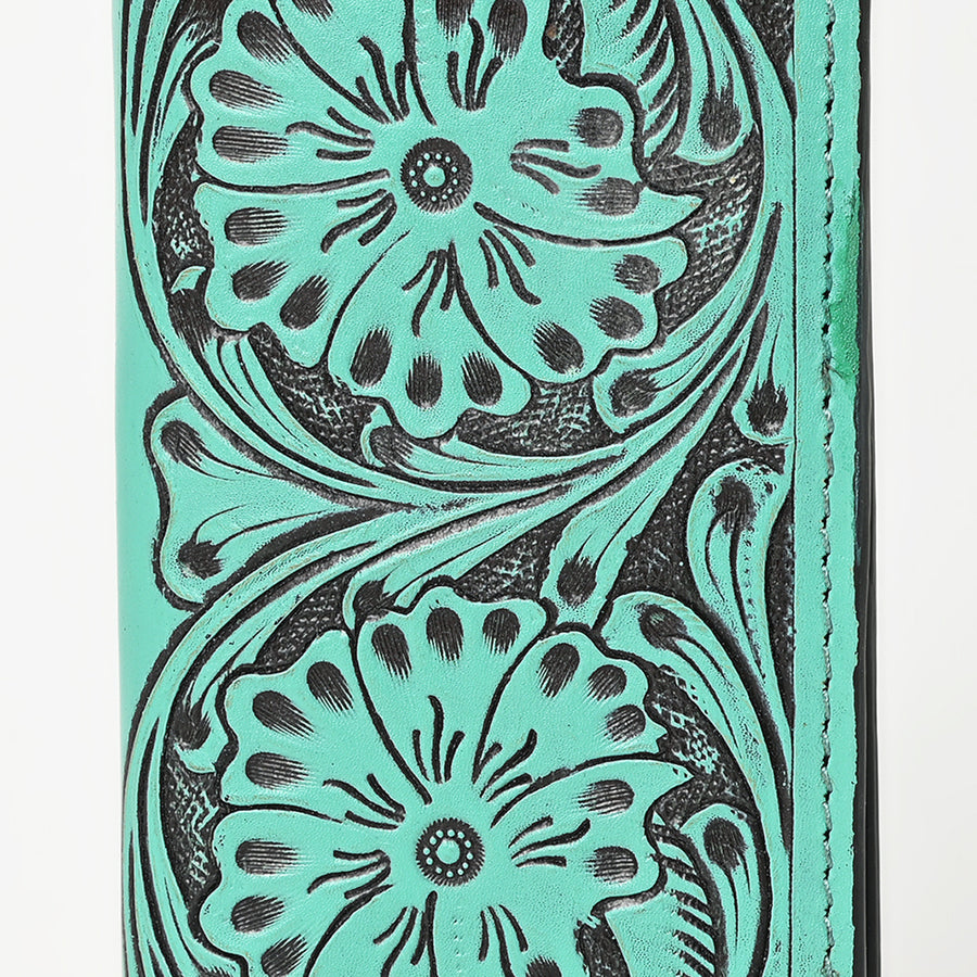 American Darling Clutch Hand Tooled Genuine Leather Women Bag Western Handbag Purse