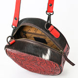 American Darling Canteen Bag Hand Tooled Hair on Genuine Leather Western Women Bag | Handbag Purse | Women Canteen Bag
