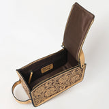 American Darling Toiletry Hand Tooled Genuine Leather Western Women Bag | Handbag Purse