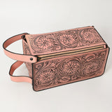 American Darling Toiletry Hand Tooled Genuine Leather Western Women Bag | Handbag Purse