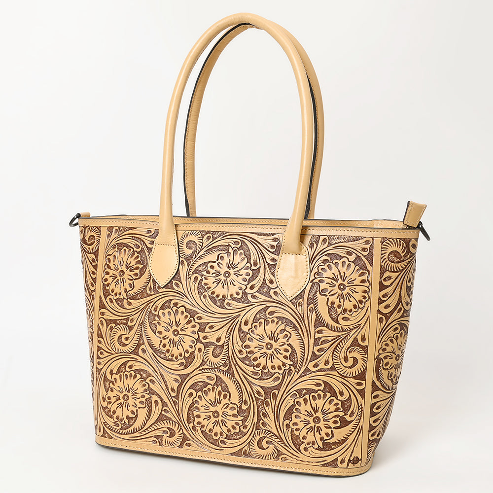 American Darling Tote Hand Tooled Genuine Leather Western Women Bag Handbag Purse | Casual