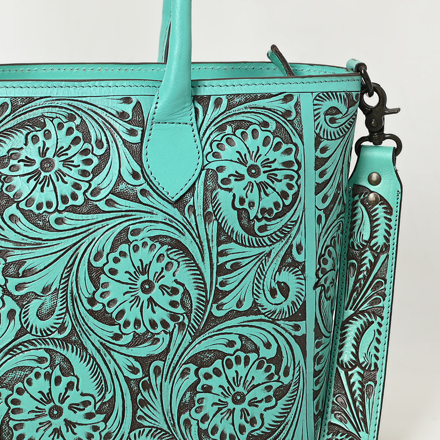 American Darling Tote Hand Tooled Genuine Leather Western Women Bag Handbag Purse | Casual
