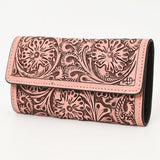 American Darling Wallet Hand Tooled Genuine Leather Western Women Bag | Wristlet Travel