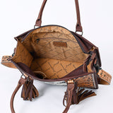 American Darling Briefcase Hand Tooled Saddle Blanket Genuine Leather women bag western handbag purse