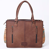 American Darling Briefcase Hand Tooled Saddle Blanket Genuine Leather women bag western handbag purse