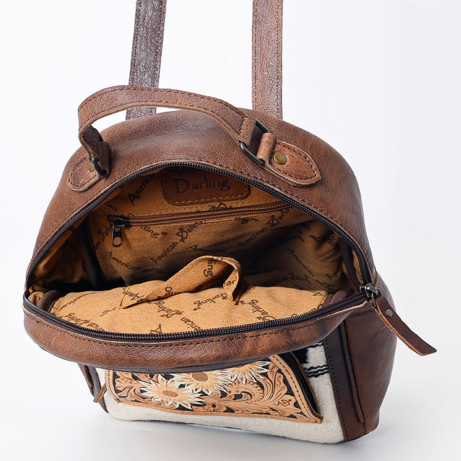 American Darling Backpack Hair on Genuine Leather Western Women Bag | for Laptop School Purse Travel
