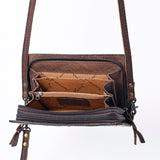 American Darling ORGANISER Upcycled Wool Genuine Leather women bag western handbag purse