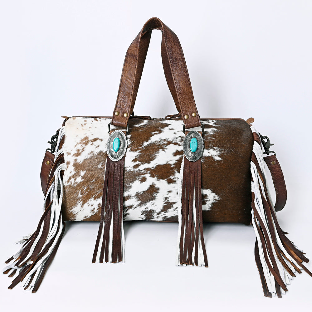 ADBG1090 American Darling Duffel Hair-On Genuine Leather women bag western handbag purse