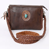 American Darling Cross Body Hair-On Genuine Leather Western Women Bag | Pink Handbag Purse Crossbody for Cute
