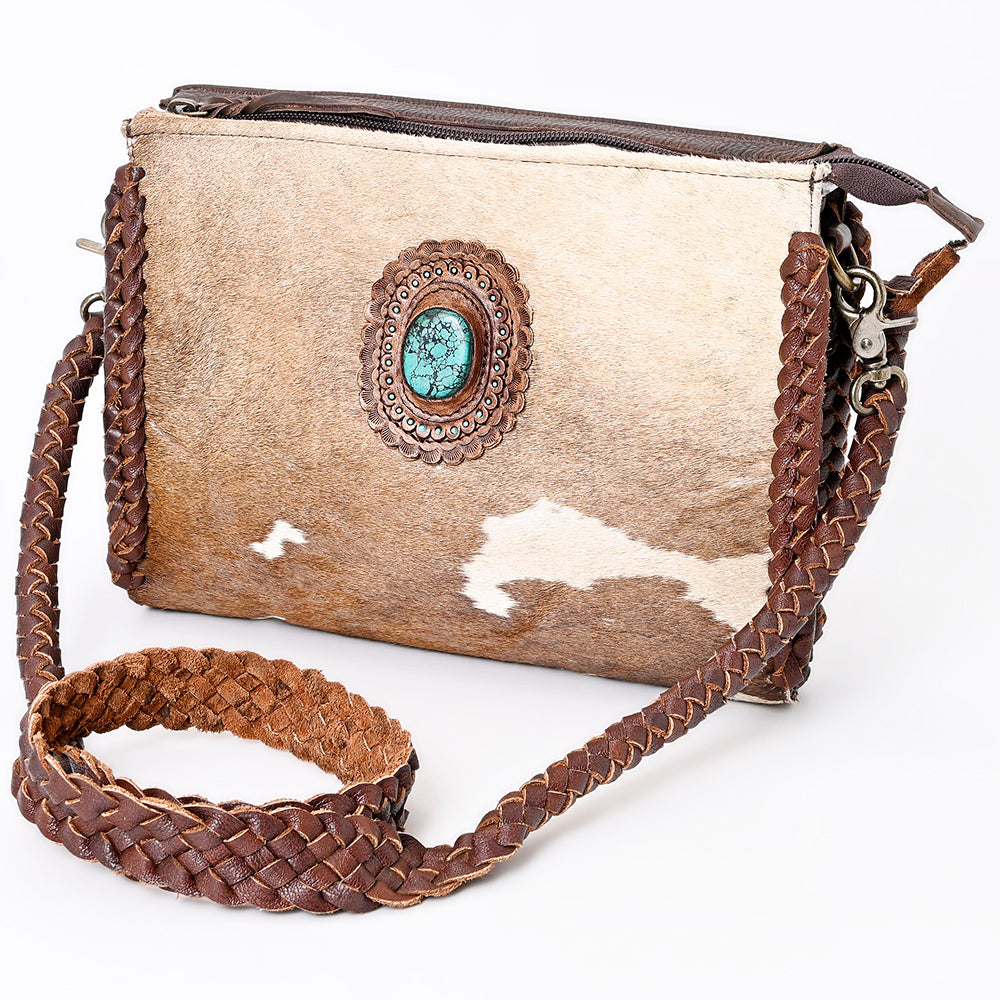 American Darling Cross Body Hair-On Genuine Leather Western Women Bag | Pink Handbag Purse Crossbody for Cute
