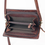 American Darling Wallet Hand Tooled Genuine Leather Western Women Bag | Handbag Purse Wristlet Travel Clutch