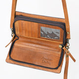 American Darling Wallet Hand Tooled Genuine Leather Western Women Bag | Handbag Purse Wristlet Travel Clutch