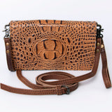 American Darling ORGANISER Upcycled Wool Genuine Leather women bag western handbag purse