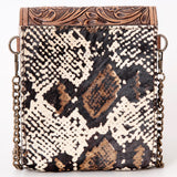American Darling Cross Body Hand Tooled Hair on Genuine Leather Western Women Bag Handbag Purse | Crossbody for Cute