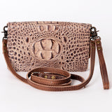 American Darling ORGANISER Upcycled Wool Genuine Leather women bag western handbag purse