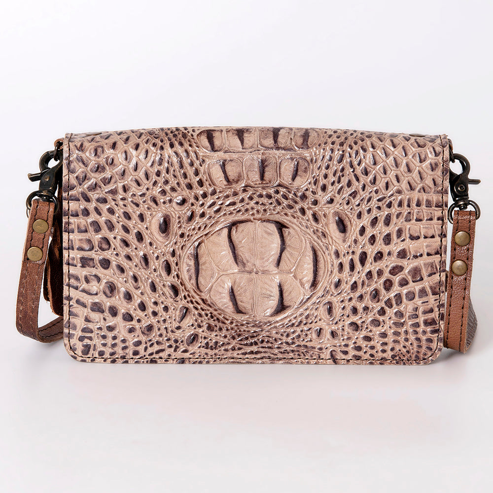 American Darling ORGANISER Upcycled Wool Genuine Leather women bag western handbag purse