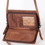 American Darling ORGANISER Upcycled Wool Genuine Leather women bag western handbag purse