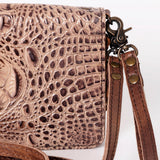 American Darling Organizer Crocodile Embossed Genuine Leather Western Women Bag Handbag Purse | Organizer Bag for Women | Cute Organizer Bag | Organizer Purse | Travel Organizer Bag
