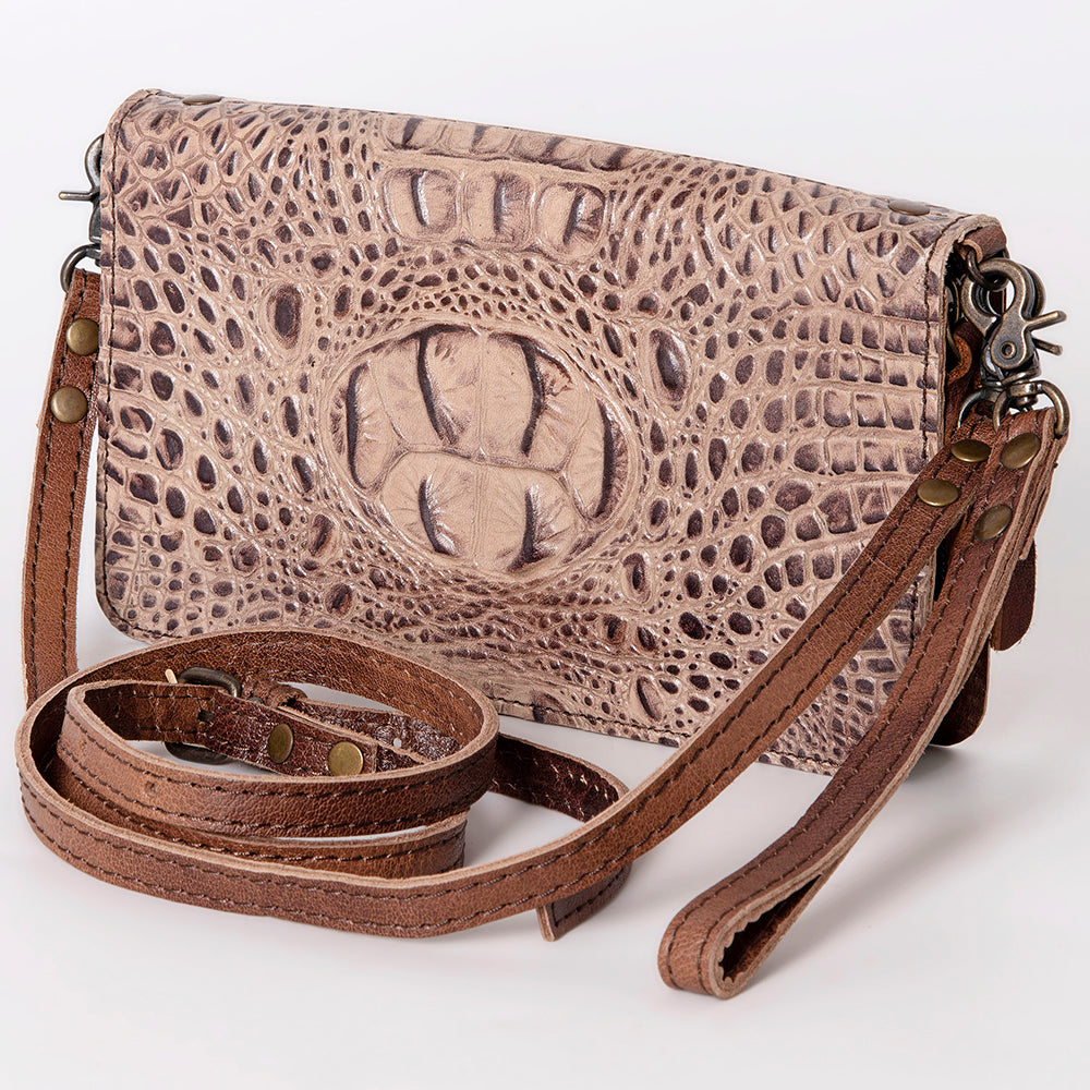 American Darling ORGANISER Upcycled Wool Genuine Leather women bag western handbag purse