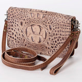 American Darling ORGANISER Upcycled Wool Genuine Leather women bag western handbag purse