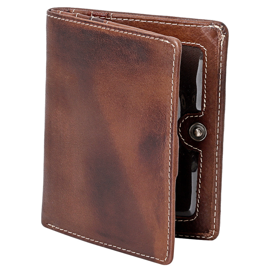 Never Mind Card-Holder Vintage Handmade Genuine Cowhide Leather Women Bag Western Handbag Purse - Uhorse