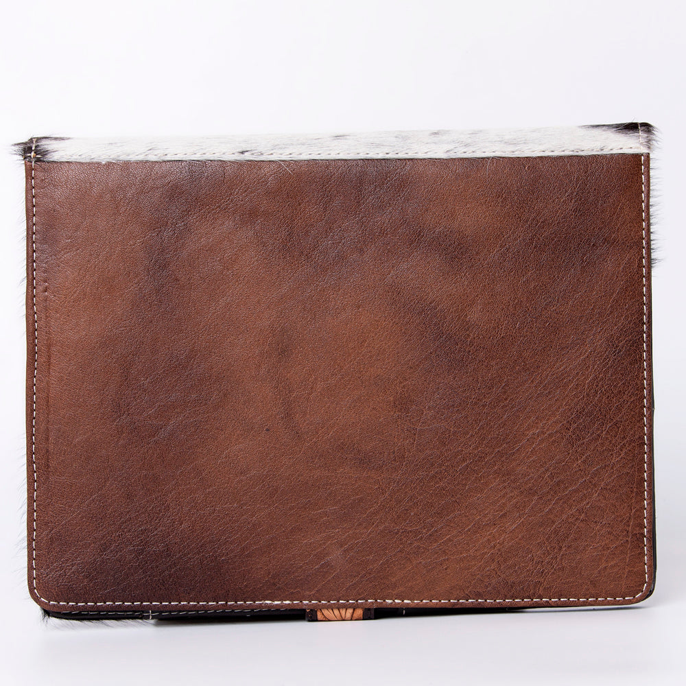 American Darling Portfolio Bag Hand Tooled Crocodile embossed Genuine Leather women bag western handbag purse