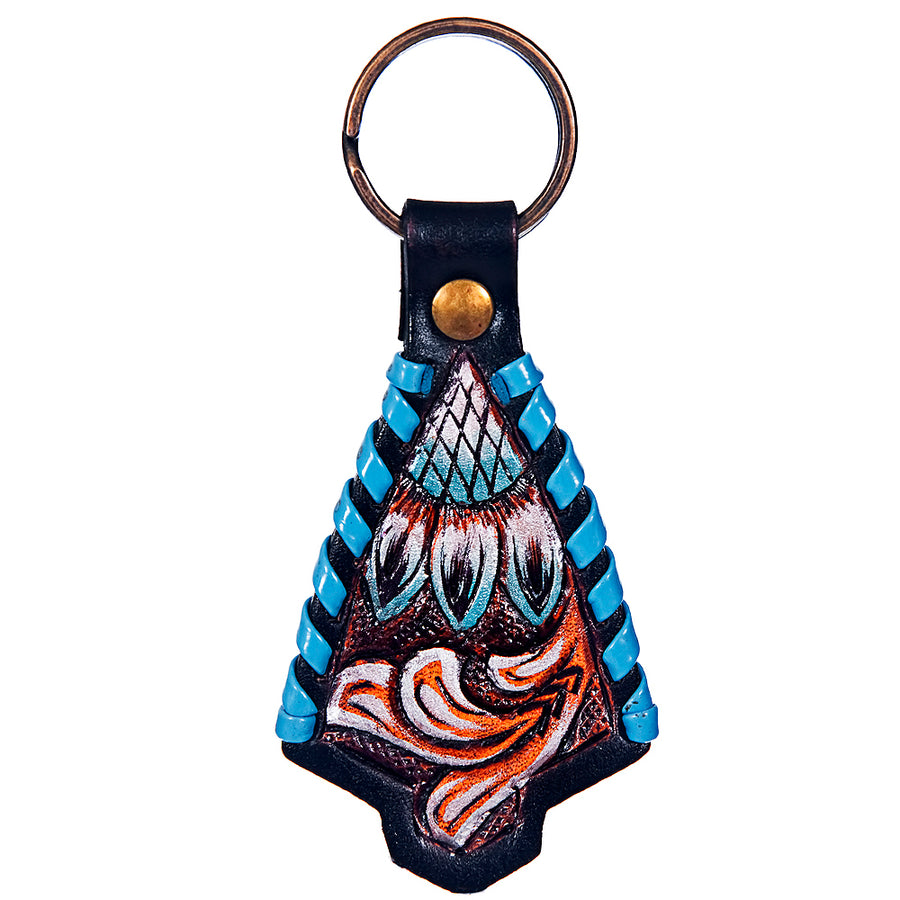 Leather Key Chain Ring Handcraft Handmade Hilason - Uhorse