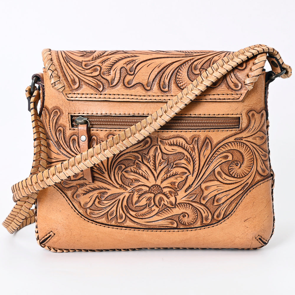 American Darling Small Crossbody Hand Tooled Genuine Leather women bag western handbag purse