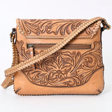 American Darling Small Crossbody Hand Tooled Genuine Leather women bag western handbag purse