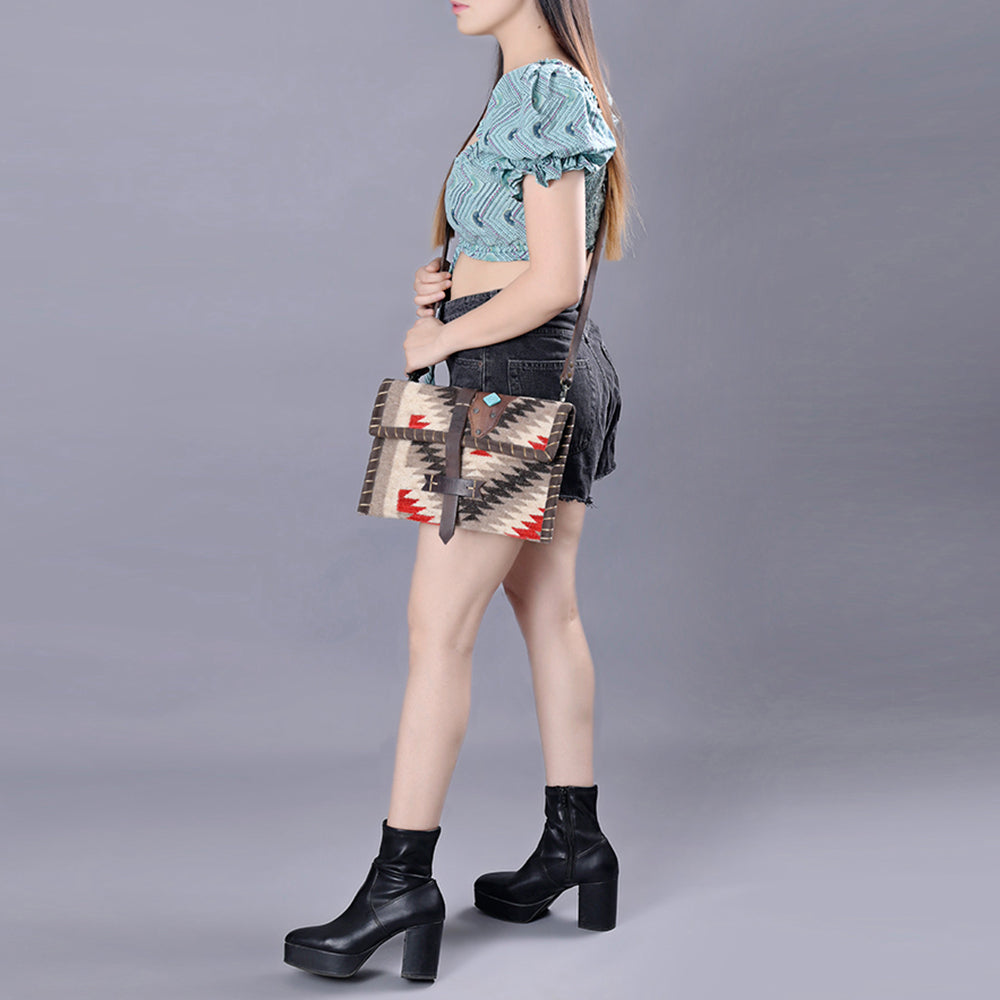 ADBG1117 American Darling Wallet Saddle Blanket Genuine Leather women bag western handbag purse