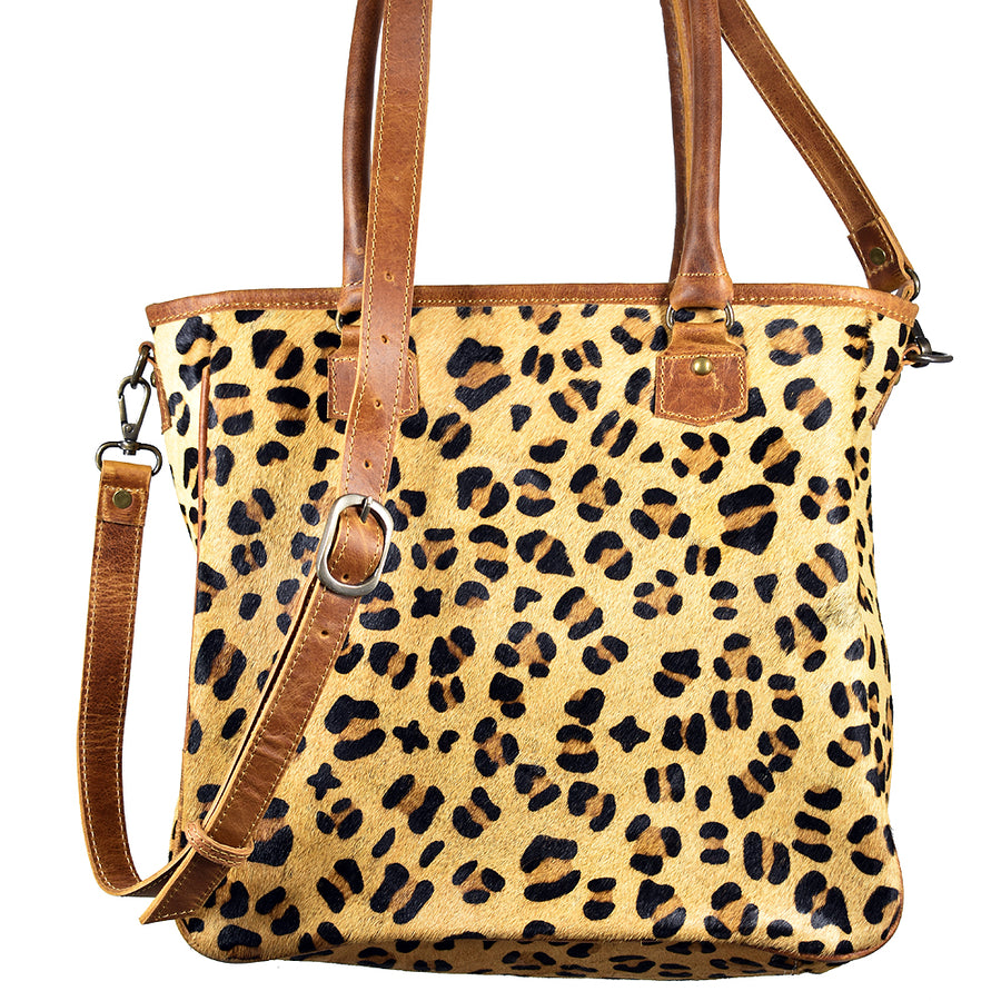 American Darling Tote Bag Hair On Genuine Leather Western Women Handbag Purse | for Cute Travel