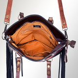 American Darling Cross Body Hand Tooled Hair on-Genuine Leather Western Women Bag Handbag Purse | Crossbody for Cute