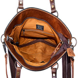 American Darling Cross Body Hand Tooled Hair on-Genuine Leather Western Women Bag Handbag Purse | Crossbody for Cute