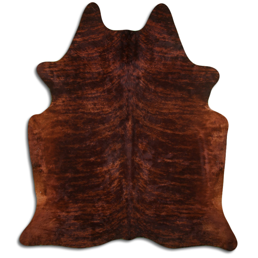 Brown leather cowhide rug - Uhorse