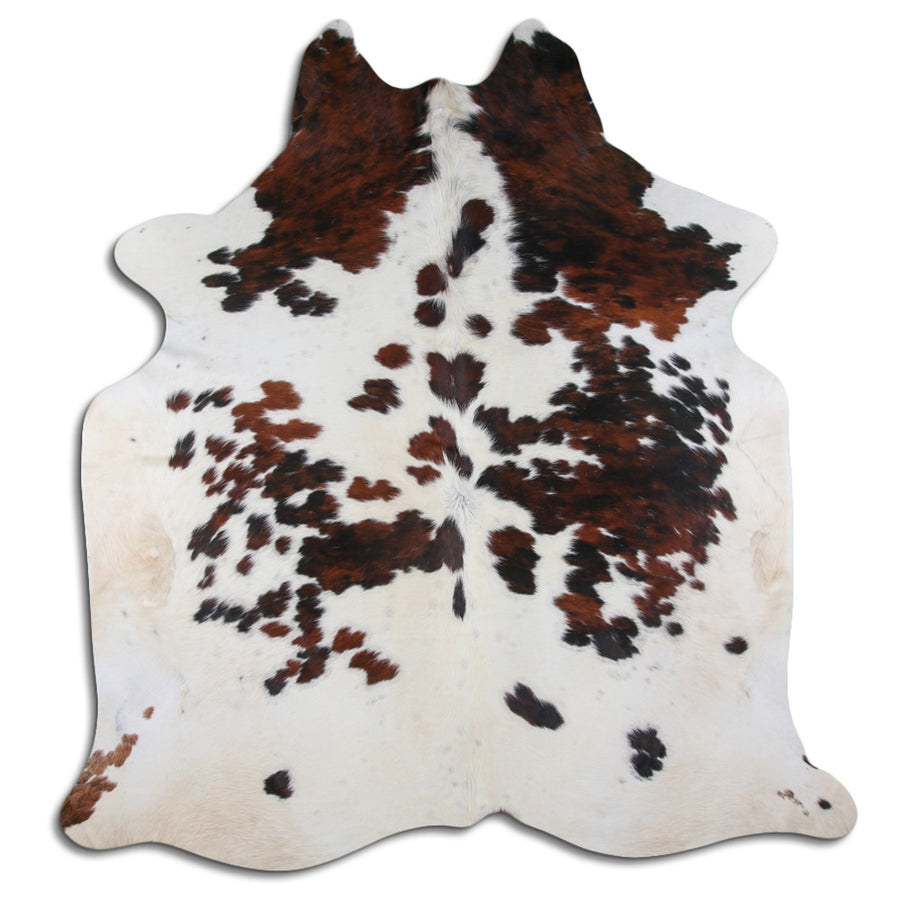 8 Ft X 7 Ft Genuine Brazilian Cowhide Skin Rug by Hilason | Hair-On Leather Home Décor Carpet