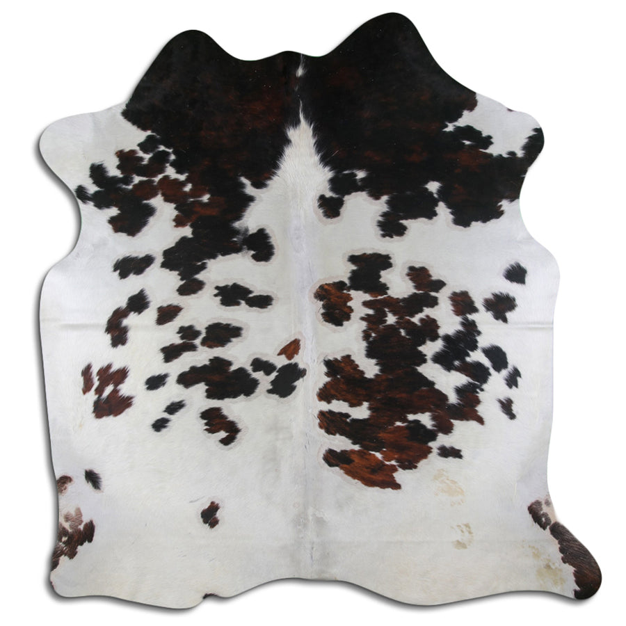 7.5 Ft X 6.5 Ft Genuine Brazilian Cowhide Skin Rug by Hilason | Hair-On Leather Home Décor Carpet