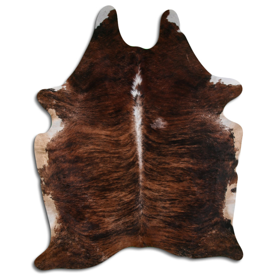 9 Ft X 7 Ft Genuine Brazilian Cowhide Skin Rug by Hilason | Hair-On Leather Home Décor Carpet