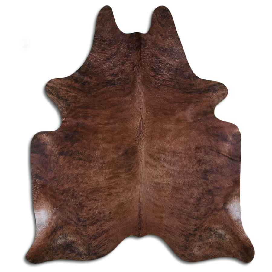 8.5 Ft X 7 Ft Brazilian Cowhide Skin Rug Hair-On Leather Carpet - Uhorse